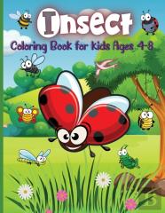 -Insect Coloring Book For Kids Ages 4-8