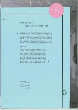 Bertrand.pt - 1 - Pierre Toby, Cellule Architecture (Fr/Eng)