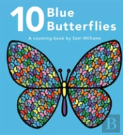 10 Blue Butterflies