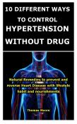 10 Different Ways To Control Hypertension Without Drug
