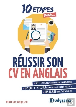 Bertrand.pt - 10 Étapes Pour... : Réussir Son Cv En Anglais