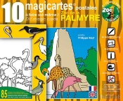 10 Magicartes  Postales Zoo