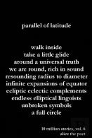 10 Million Stories, Volume 6; Parallel Of Latitude