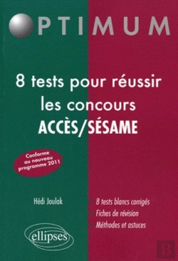 Bertrand.pt - 10 Tests Pour Réussir Les Concours Acces/Sesame Nouveau Programme