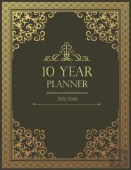 10 Year Monthly Planner 2021-2030