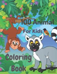 100 Animal For Kids Coloring Book