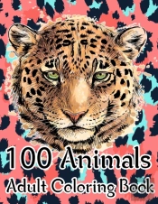100 Animals Adult Coloring Book