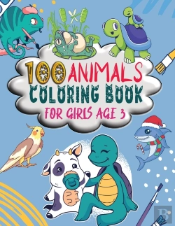 Bertrand.pt - 100 Animals Coloring Book For Girls Age 3