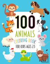 100 Animals Coloring Book For Kids 2-5