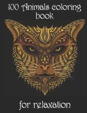 100 Animals Coloring Book For Relaxation