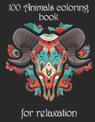 100 Animals Coloring Book For Relaxation