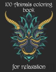 100 Animals Coloring Book For Relaxation