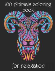 100 Animals Coloring Book For Relaxation