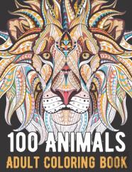 100 Animals Coloring Book