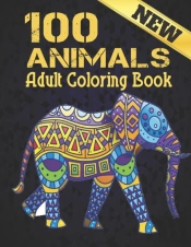 100 Animals New Adult Coloring Book