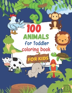 Bertrand.pt - 100 Animals Toddler Coloring Book For Kids