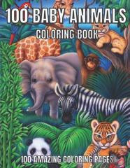 100 Baby Animals Coloring Book