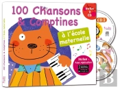 100 Chansons Et Comptines ; À L'École Maternelle