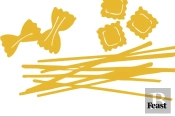 100% Cotton Guardian Tea Towel Pasta