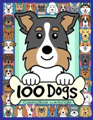 100 Dogs Coloring Book