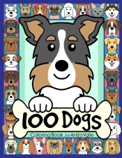100 Dogs Coloring Book