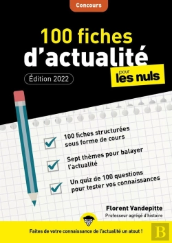 Bertrand.pt - 100 Fiches D'Actualité Pour Les Nuls Concours (4e Édition)