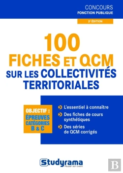 Bertrand.pt - 100 Fiches Et Qcm Sur Les Collectivites Territoriales 2eme Edition