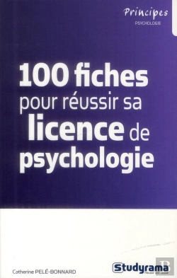 Bertrand.pt - 100 Fiches Pour Reussir Sa Licence De Psychologie