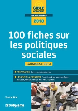 Bertrand.pt - 100 Fiches Sur Les Politiques Sociales ; Catégories C, B Et A (Concours 2018)