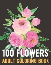 100 Flowers Coloring Book