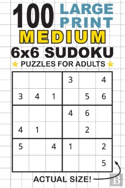 Bertrand.pt - 100 Large Print Medium 6x6 Sudoku Puzzle