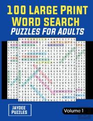 100 Large Print Word Search Puzzles For Adults
