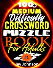 100+ Medium Difficulty Crossword Puzzle Book For Adults
