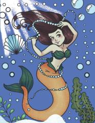 100 Mermaids And Other Sea Creatures Coloring Book