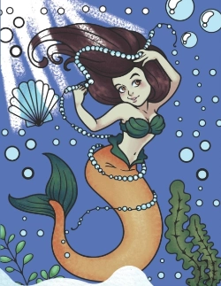 Bertrand.pt - 100 Mermaids And Other Sea Creatures Coloring Book