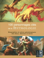 100 Personnages Clés De La Mythologie ; Biographie Et Arbres Généalogiques Des Dieux, Déesses Et Héros