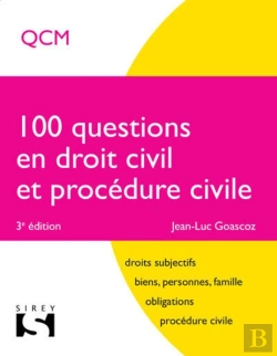 Bertrand.pt - 100 Questions En Droit Civil Et Procédure Civil (3e Édition)