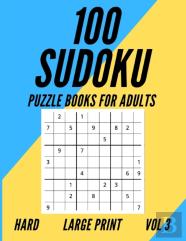 100 Sudoku Puzzle Book For Adults