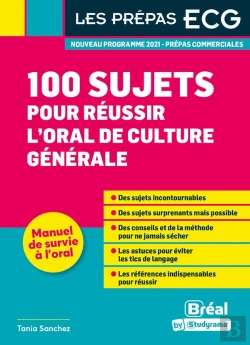 Bertrand.pt - 100 Sujets Pour Reussir L'Oral De Culture Generale
