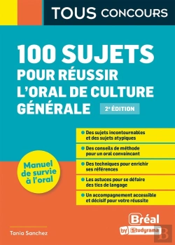 Bertrand.pt - 100 Sujets Pour Réussir L'Oral De Culture Générale