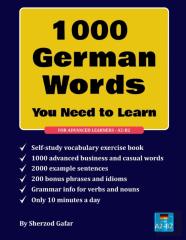 1000 German Words You Need To Learn