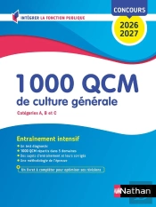 1000 Qcm De Culture Générale ; Catégories A, B Et C (Édition 2026/2027)