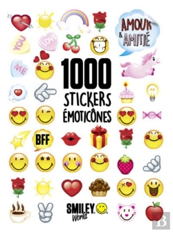 Bertrand.pt - 1000 Stickers Emoticones - Amour & Amitie