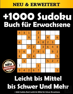 Bertrand.pt - + 1000 Sudoku Buch Leicht Bis Mittel Bis Schwer Erwachsene