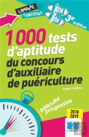 1000 Tests D Aptitude Du Concours D Auxiliaire De Puericulture 2018-2019