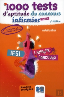 Bertrand.pt - 1000 Tests D Aptitude Du Concours Infirmier 3e Edition T.Ii