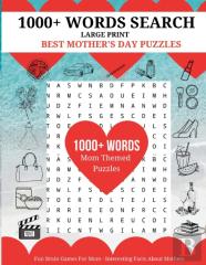1000+ Words Search Large Print - Best Mother'S Day Puzzles