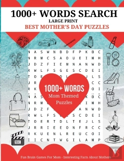 Bertrand.pt - 1000+ Words Search Large Print - Best Mother'S Day Puzzles