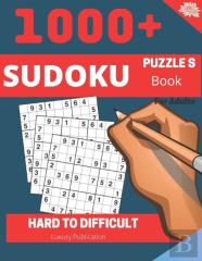 1000+Sudoku Puzzles Book Hard To Difficult Luxury Publication