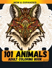 101 Animals Adult Coloring Book